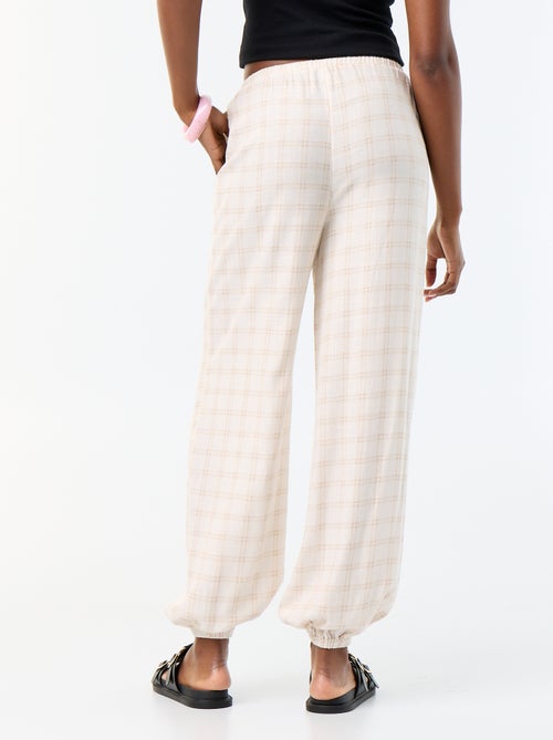 Ballonhose unifarben mit 2 Taschen - Kiabi