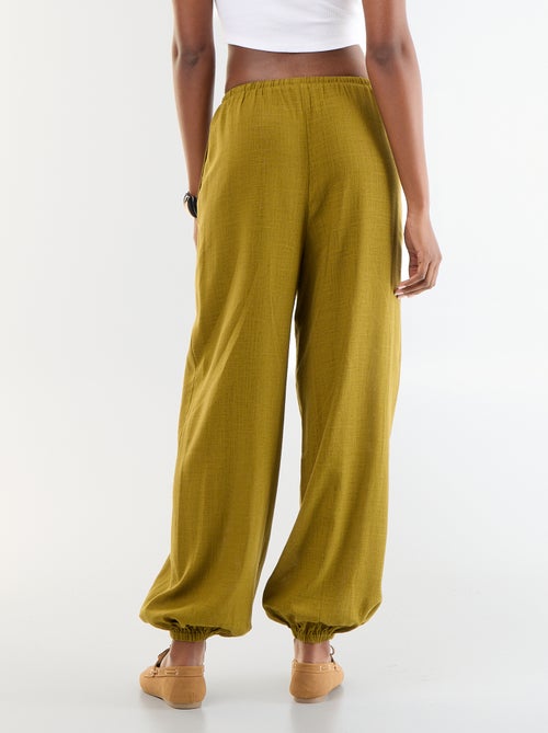 Ballonhose unifarben mit 2 Taschen - Kiabi