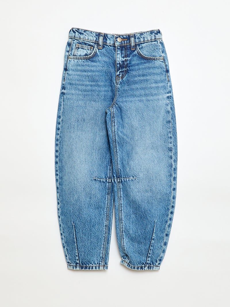 Balloon Fit Jeans Blue - Kiabi