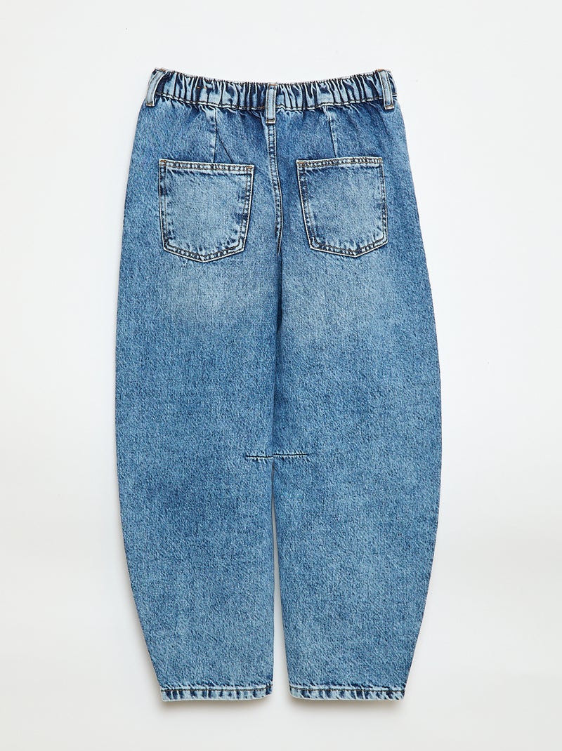 Balloon Fit Jeans Blue - Kiabi