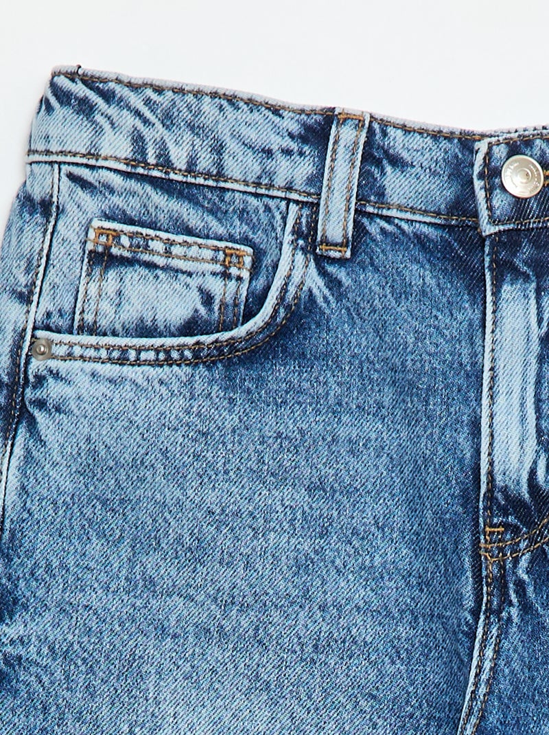 Balloon Fit Jeans Blue - Kiabi