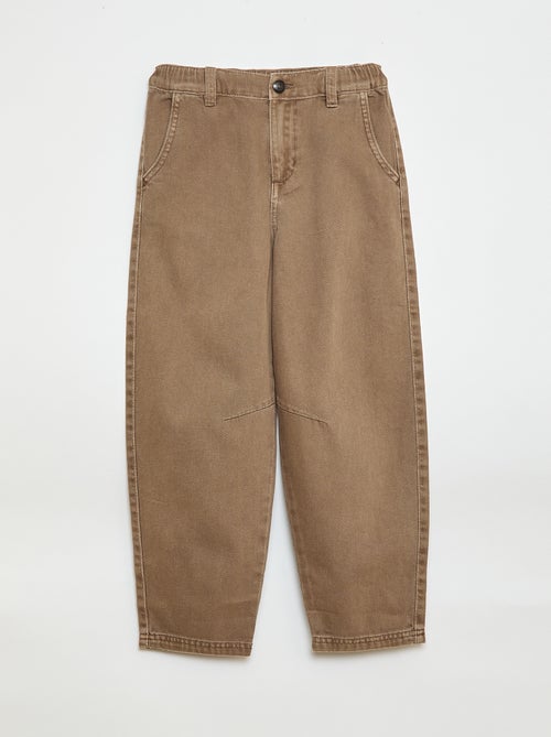 Balloon Leg Denim Jeans - Kiabi