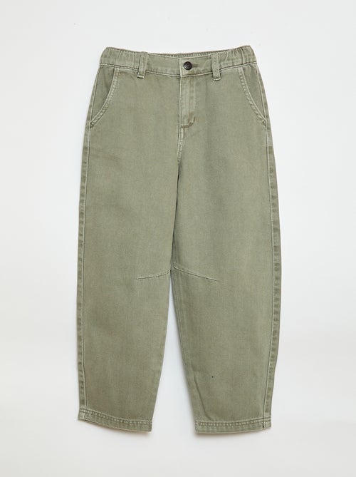 Balloon Leg Denim Jeans - Kiabi