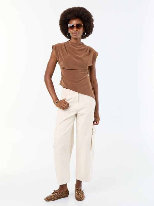 Balloon pants with flap pocket - Kiabi