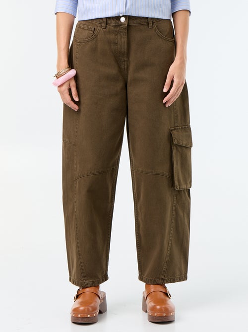Balloon pants with flap pocket - Kiabi