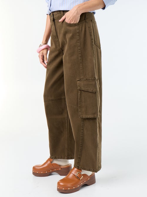 Balloon pants with flap pocket - Kiabi