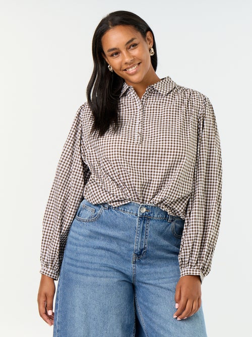 Balloon Sleeve Blouse - Kiabi Balloon Sleeve Blouse - Kiabi