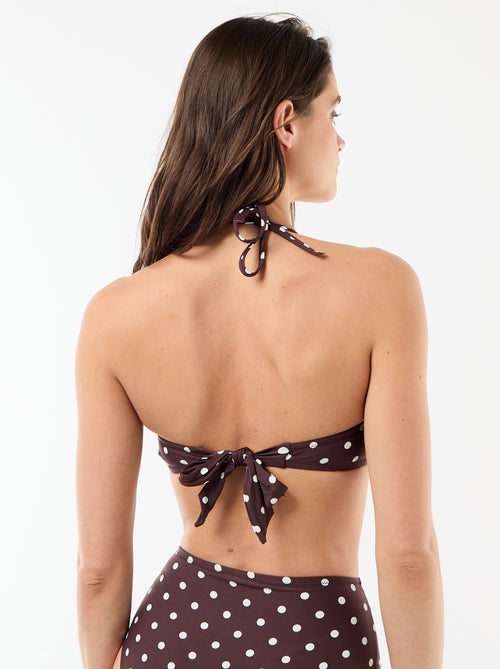 Bandeau de bain motif pois - Kiabi