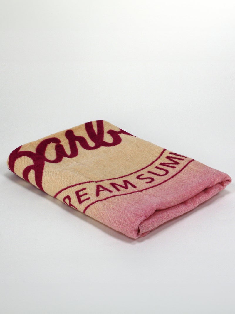 Barbie Beach Towel PINK - Kiabi