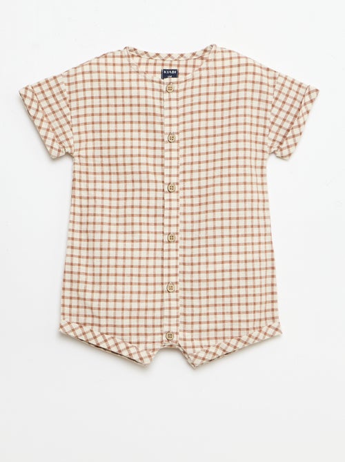 Barboteuse courte - Kiabi