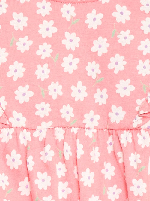 Barboteuse imprimée en coton - Kiabi