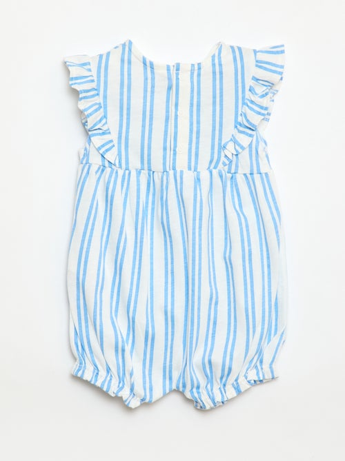 Barboteuse imprimée en jersey de coton - Kiabi