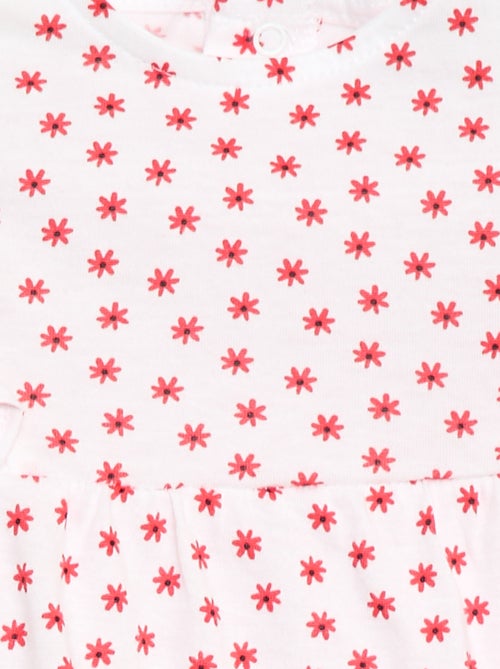 Barboteuse imprimée en jersey de coton - Kiabi