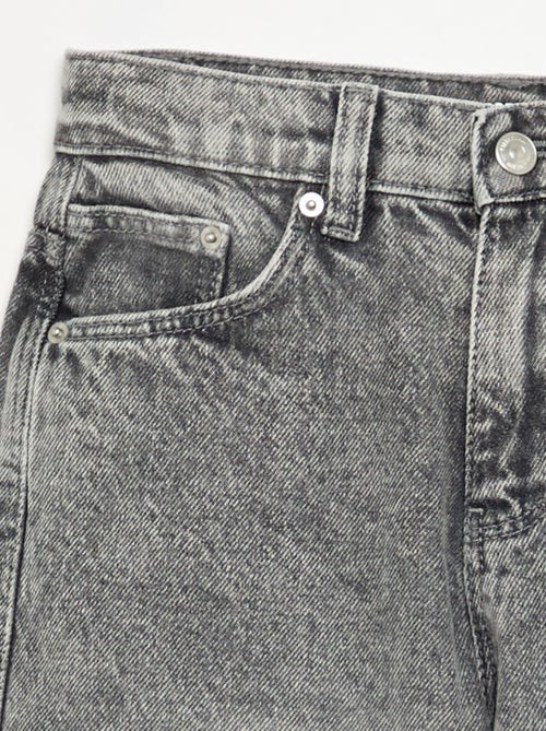 Barrel-fit denim trousers - Kiabi