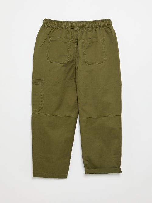 Barrel fit pants with drawstring - Kiabi