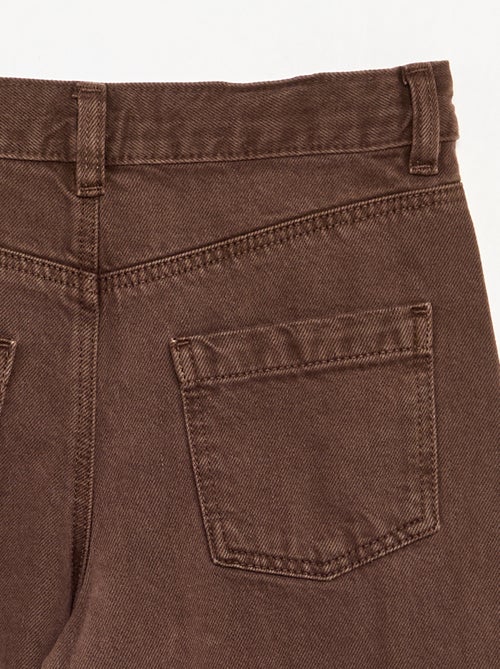 Barrel-Fit Trousers with Studs - Kiabi