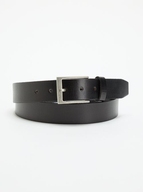 Basic Belt with Metal Buckle - Kiabi Basic Belt with Metal Buckle - Kiabi