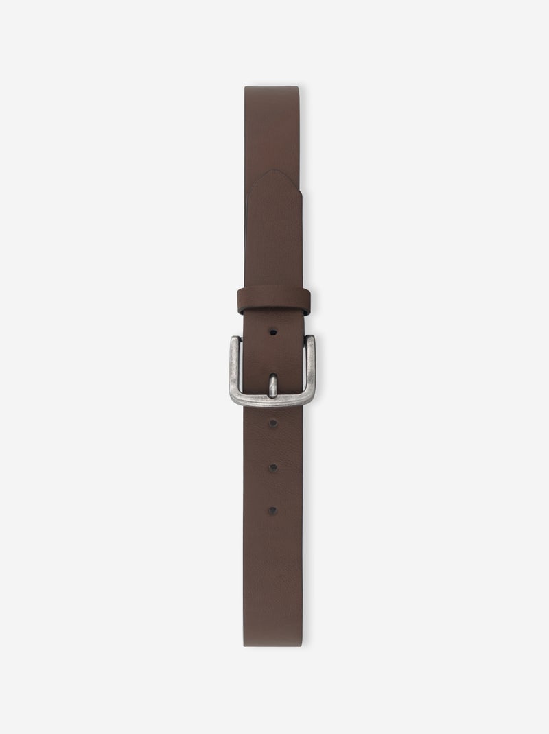 Basic belt with metal buckle BROWN - Kiabi