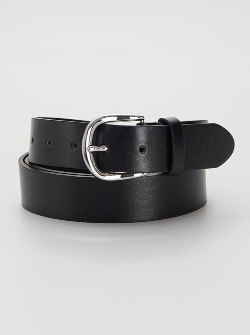 Basic Faux Leather Belt - Kiabi