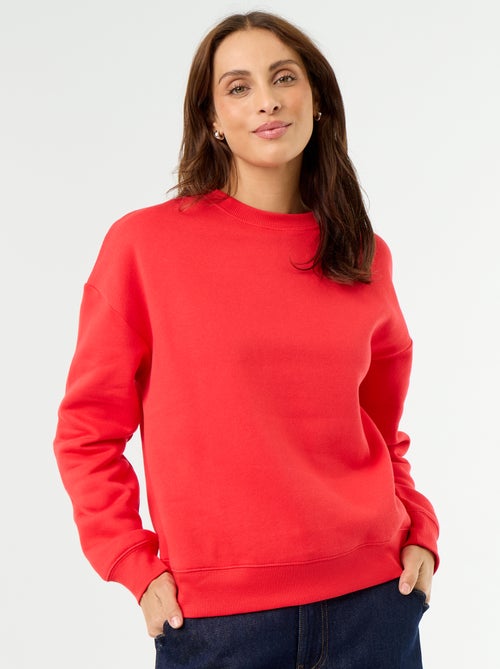 Basic fleece sweatshirt - Kiabi