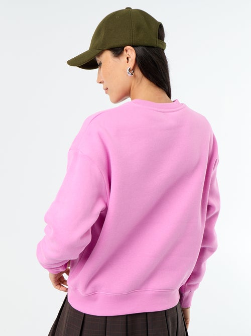 Basic Fleece-Sweatshirt - Kiabi Basic Fleece-Sweatshirt - Kiabi
