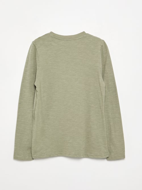 Basic Henley T-shirt - Kiabi