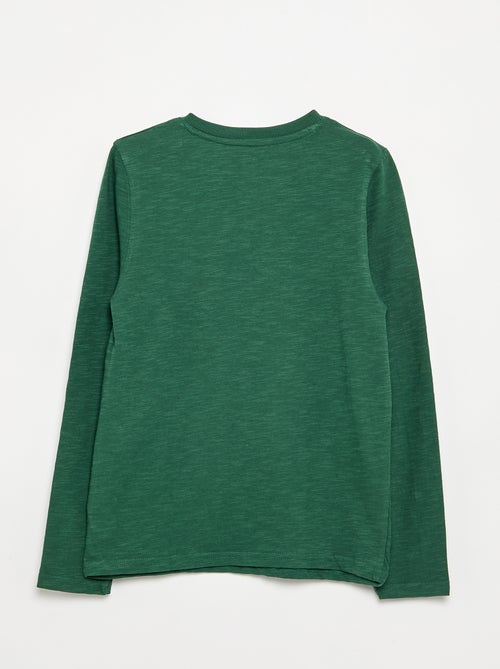 Basic Henley T-shirt - Kiabi