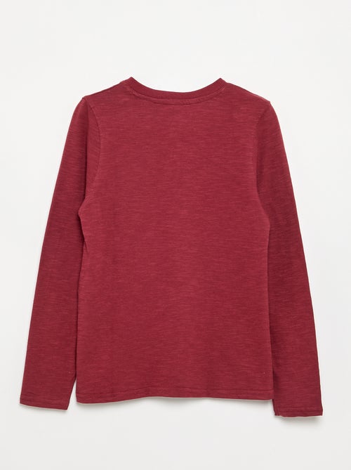 Basic Henley T-shirt - Kiabi