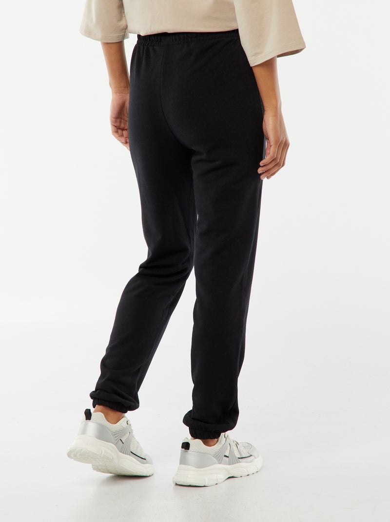 Basic joggers black - Kiabi