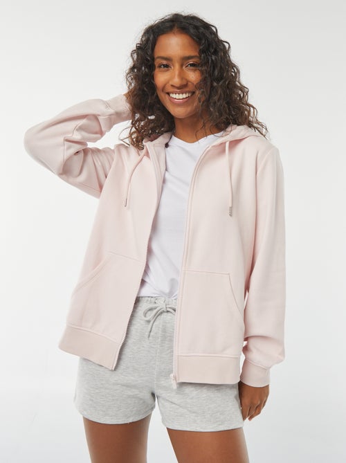 Basic Kapuzen-Sweatshirt mit Reissverschluss - Kiabi
