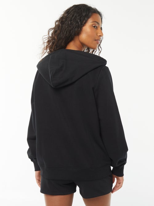 Basic Kapuzen-Sweatshirt mit Reissverschluss - Kiabi
