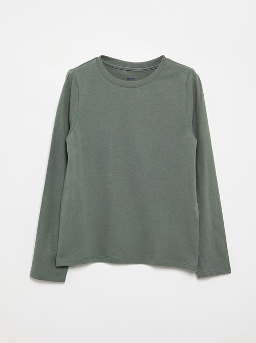 Basic Langarmshirt - Kiabi
