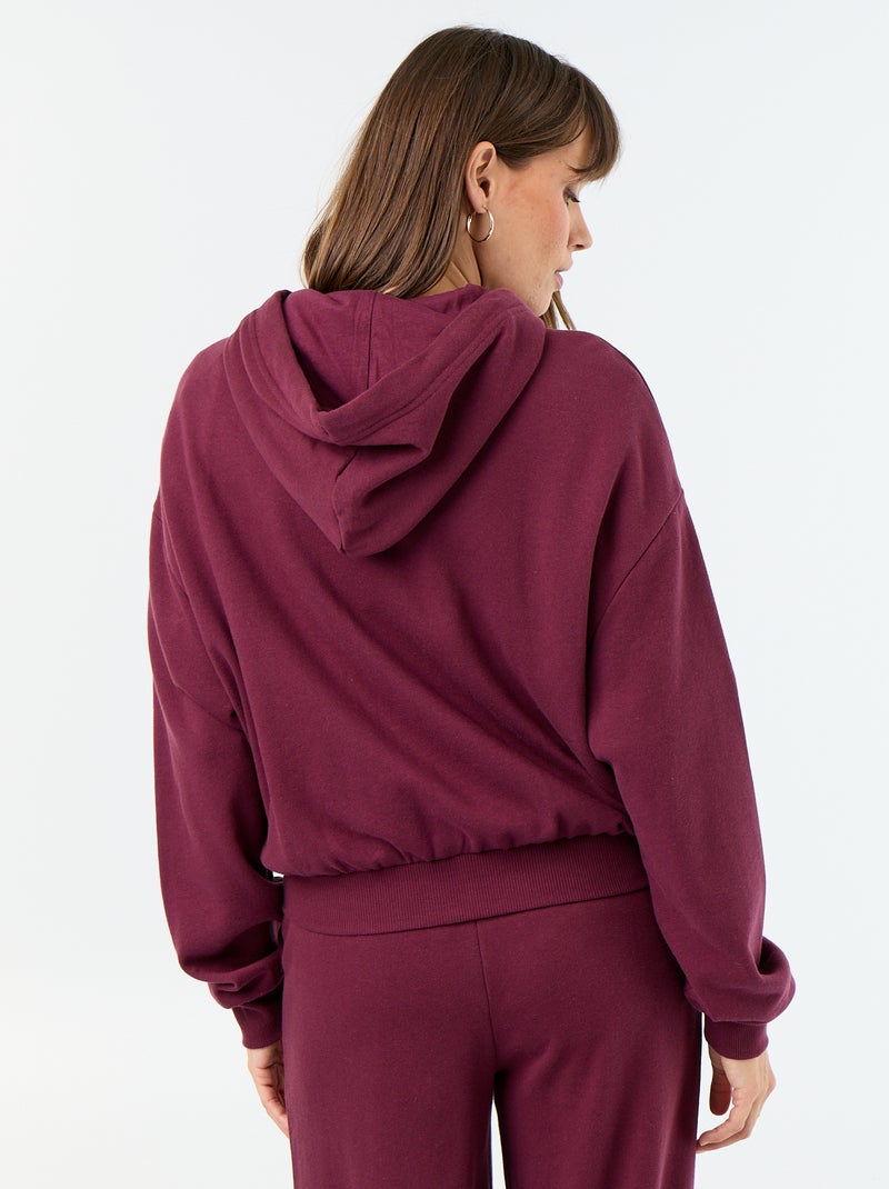 Basic Lightweight French Terry Sweatshirt Pink - Kiabi
