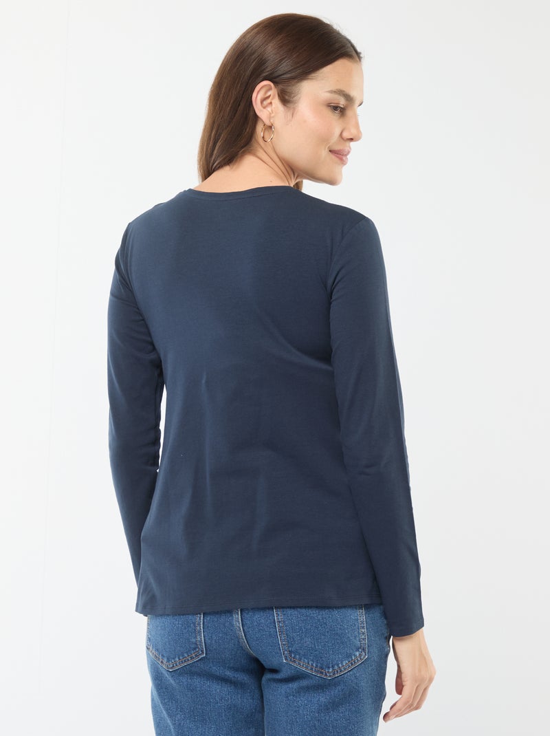 Basic nursing T-shirt blue - Kiabi