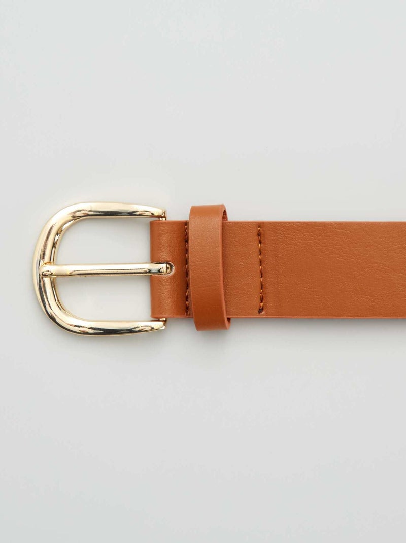 Basic plain belt camel - Kiabi