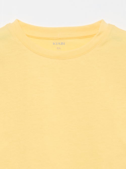 Basic plain jersey T-shirt - Kiabi