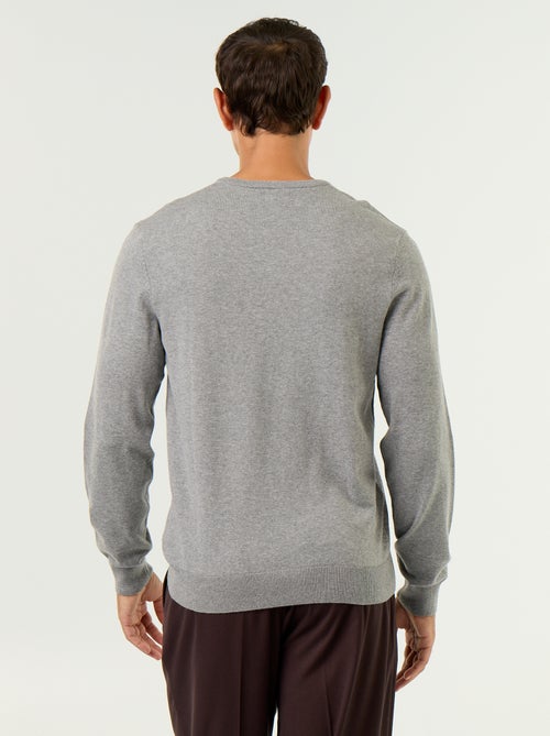 Basic Plain Knit Sweater - Kiabi