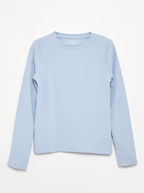 Basic Ribbed T-shirt - Kiabi