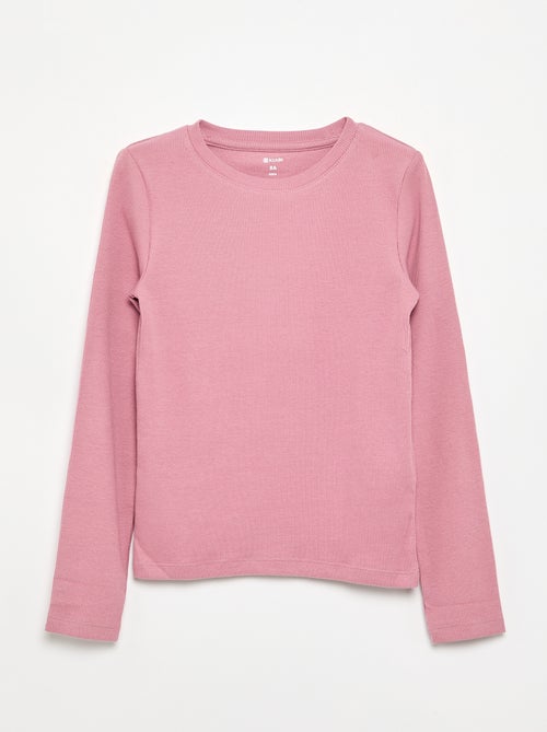 Basic Ribbed T-shirt - Kiabi