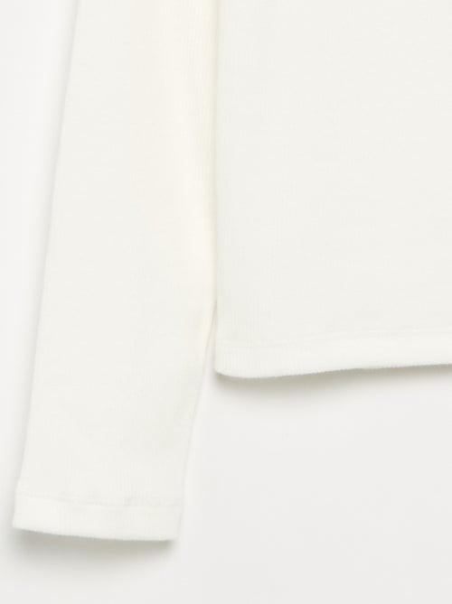 Basic Ribbed T-shirt - Kiabi