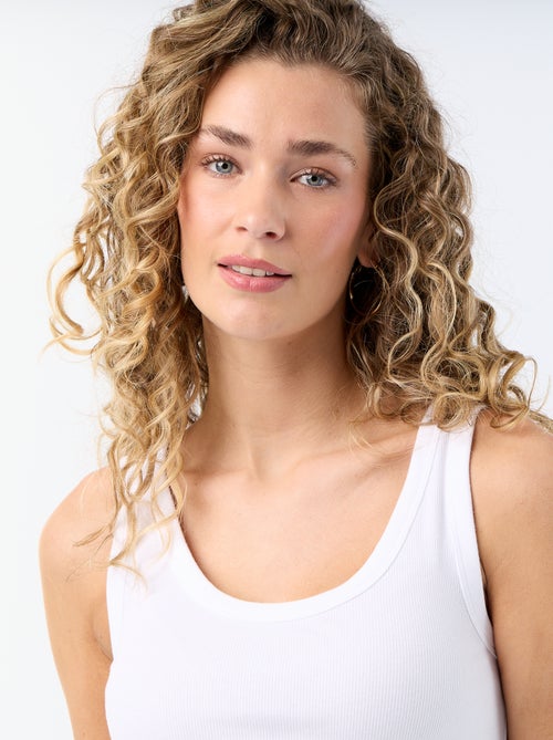 Basic Ribbed Tank Top - Kiabi
