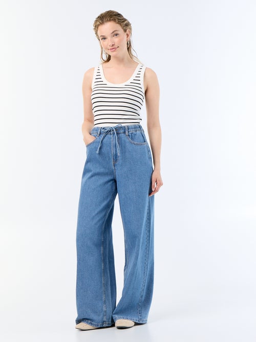 Basic Ribbed Tank Top - Kiabi Basic Ribbed Tank Top - Kiabi
