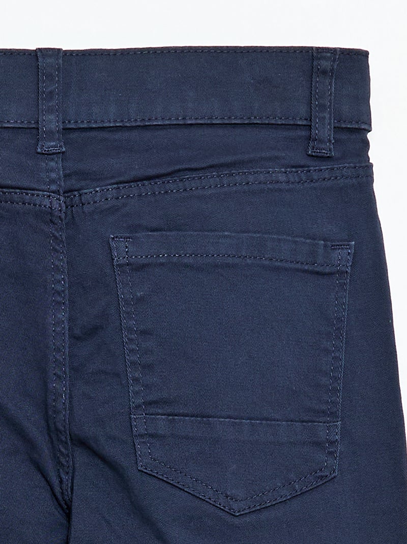 Basic skinny trousers Blue - Kiabi