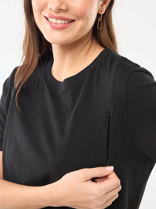 Basic Still-T-Shirt mit kurzen Ärmeln - Kiabi