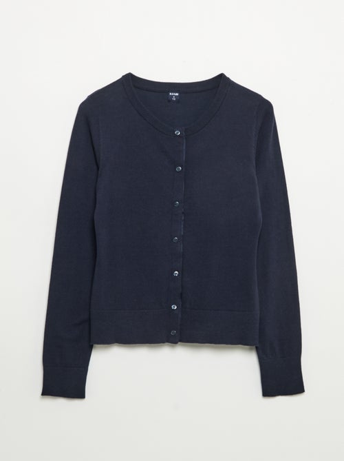 Basic-Strickjacke – leicht anzuziehen - Kiabi