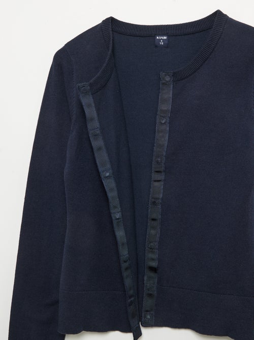 Basic-Strickjacke – leicht anzuziehen - Kiabi