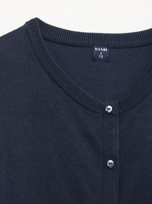 Basic-Strickjacke – leicht anzuziehen - Kiabi