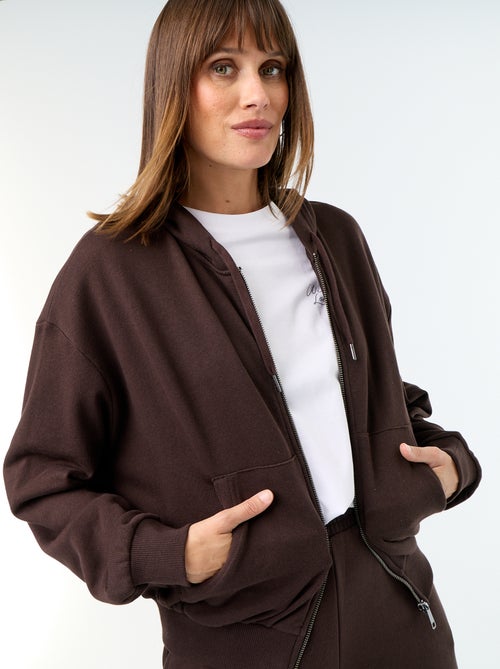 Basic Sweatshirt aus leichtem French Terry - Kiabi
