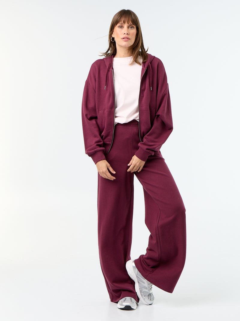 Basic Sweatshirt aus leichtem French Terry Rose - Kiabi