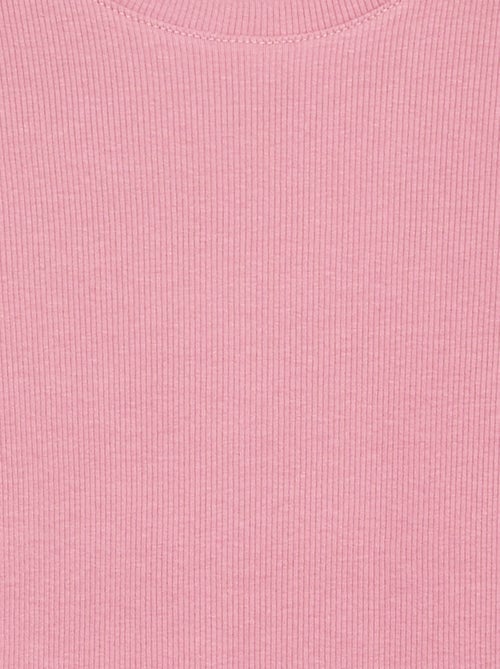 Basic T-Shirt aus Rippstrick - Kiabi
